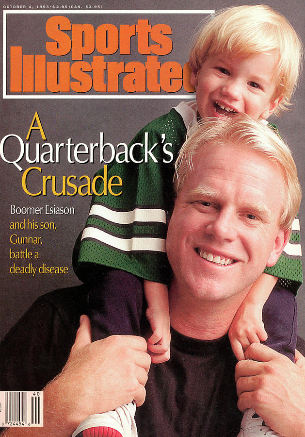 New York Jets Qb Boomer Esiason Sports Illustrated Cover Photograph by Sports Illustrated