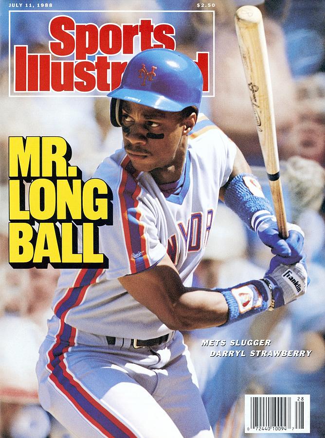 New York Mets Darryl Strawberry... Sports Illustrated Cover Photograph by Sports Illustrated