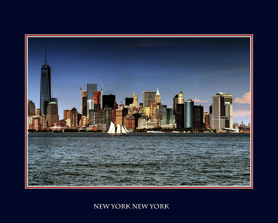 New York New York w/digital mat Photograph by Tom Prendergast
