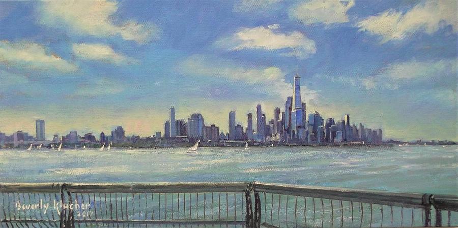 New York On The Hudson by Beverly Klucher New York On The Hudson by Beverly Klucher