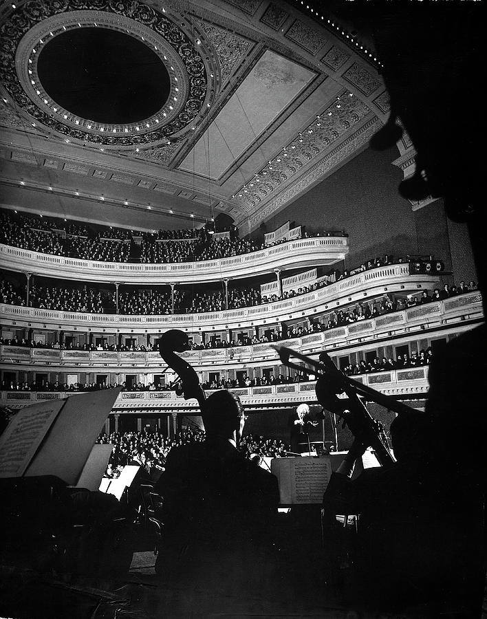 New York Philharmonic Photograph by Gjon Mili