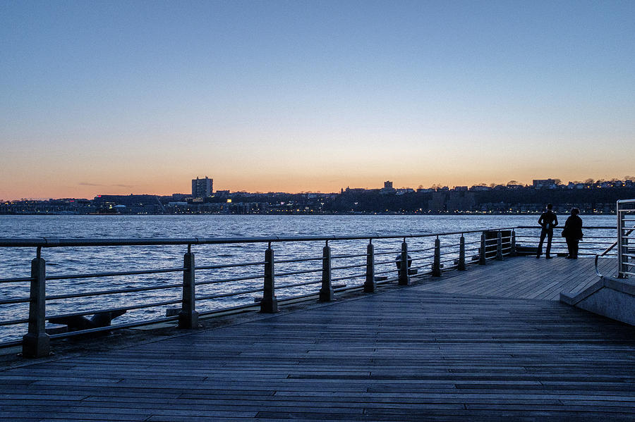 New York Pier Sunset Photograph by Doug Ash