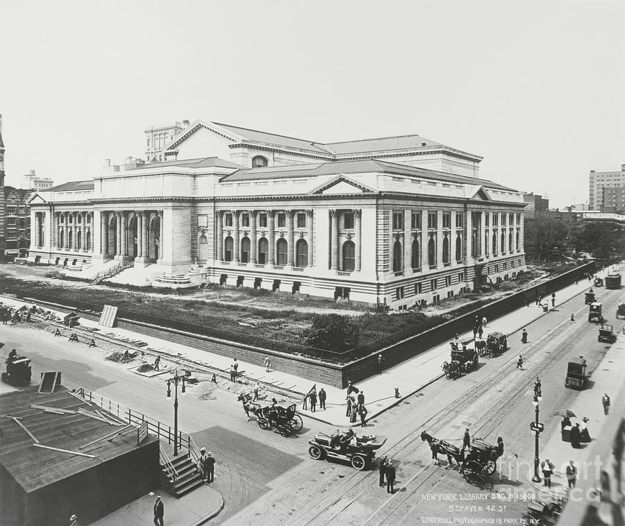 New York Public Library Photograph by Bettmann