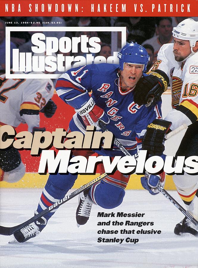 New York Rangers Mark Messier, 1994 Nhl Stanley Cup Finals Sports Illustrated Cover Photograph by Sports Illustrated