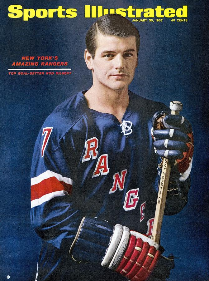 New York Rangers Rod Gilbert Sports Illustrated Cover Photograph by Sports Illustrated