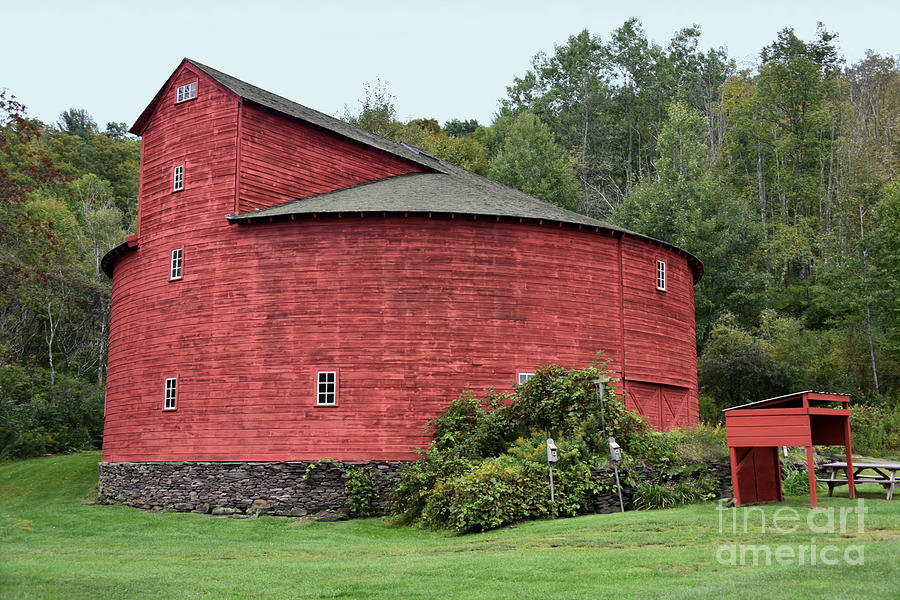 New York Red Barn Photograph by Catherine Sherman