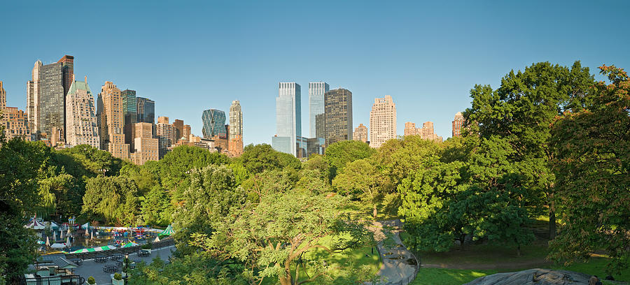 New York Skyline Central Park Photograph by Fotovoyager