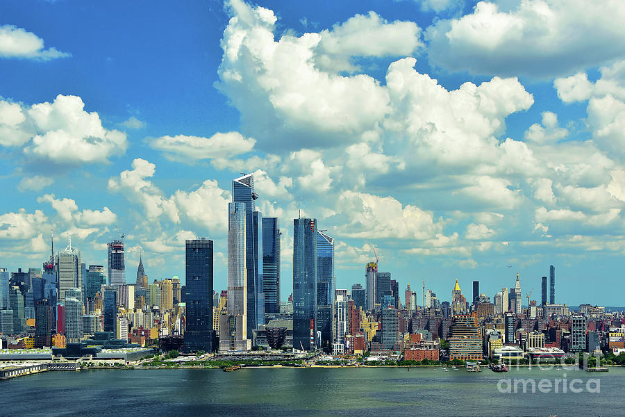 New York Skyline- Summer Day Perfection Photograph by Regina Geoghan