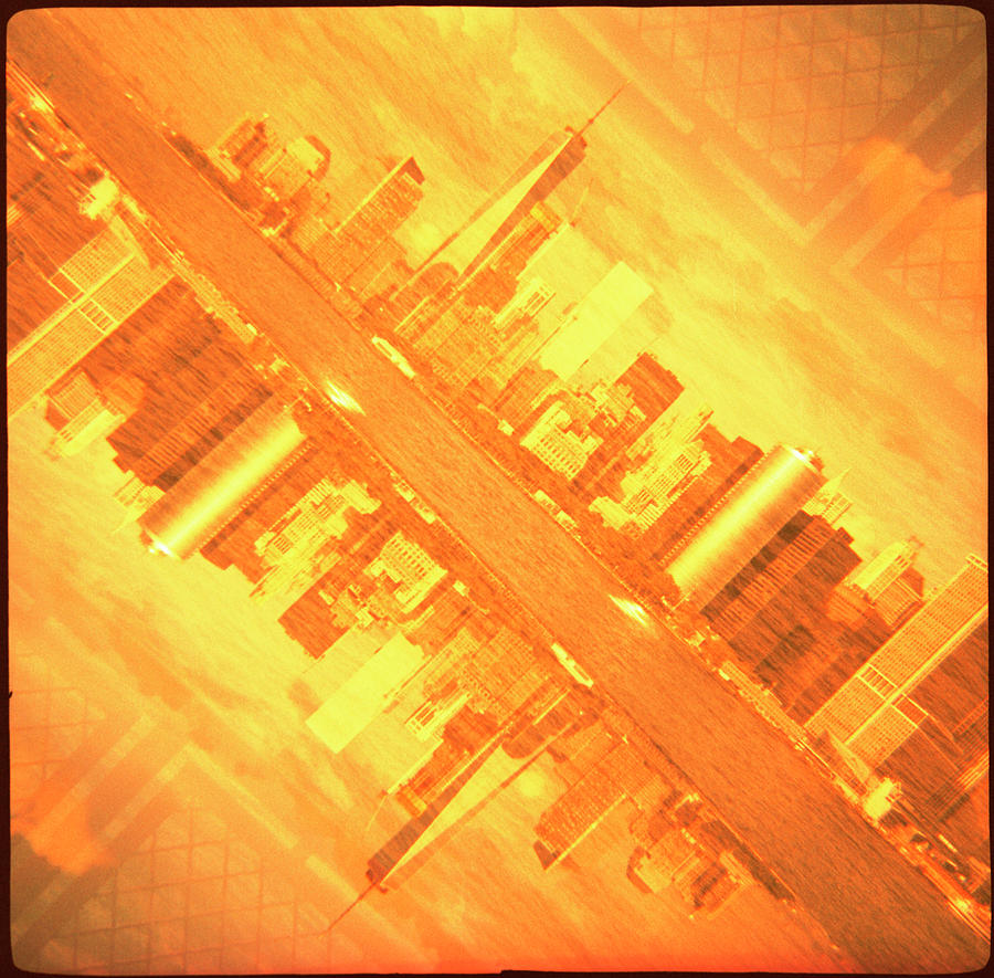 Abstract Photograph - New York Squared-7 by Robin Vandenabeele