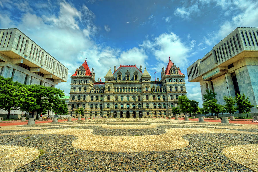 New York State Capitol Painting Digital Art by Craig Fildes - Fine Art ...