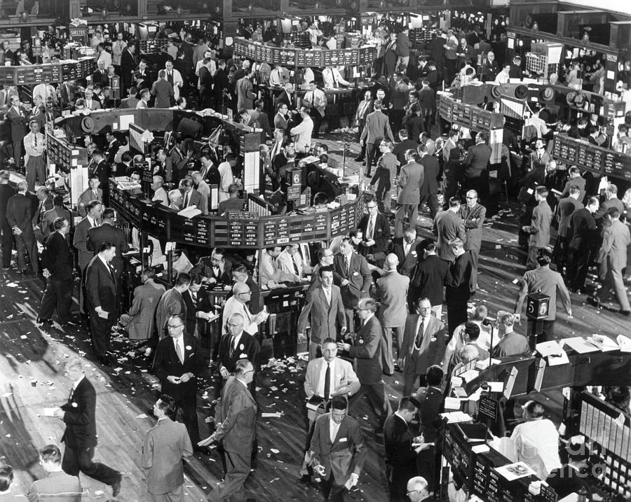 New York Stock Exchange Floor 1948 Photograph by Bettmann