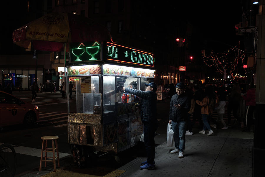 New York Street Food Photograph by Doug Ash