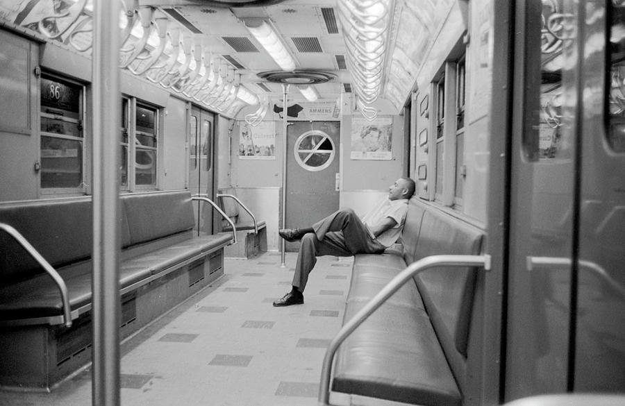New York Subway Photograph by Stan Wayman