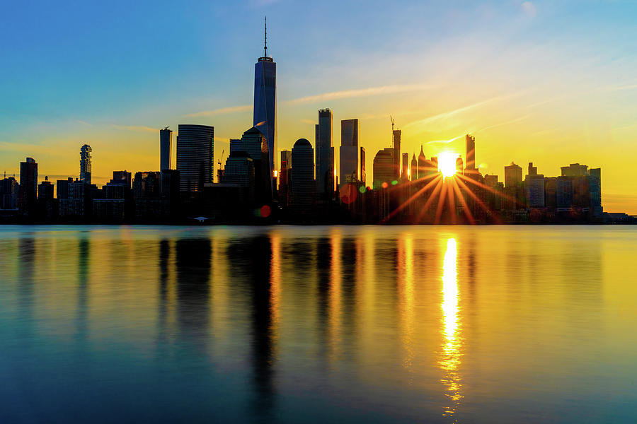 New York Sunrise Photograph by Chris Lord