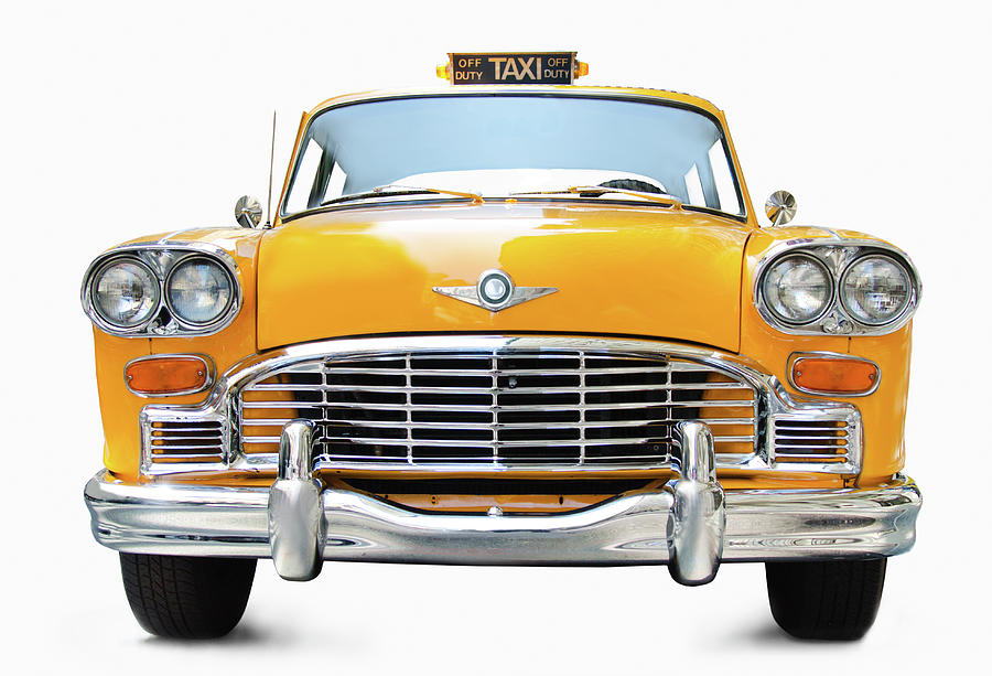 New York Taxi Antique Taxi Photograph by Tetra Images