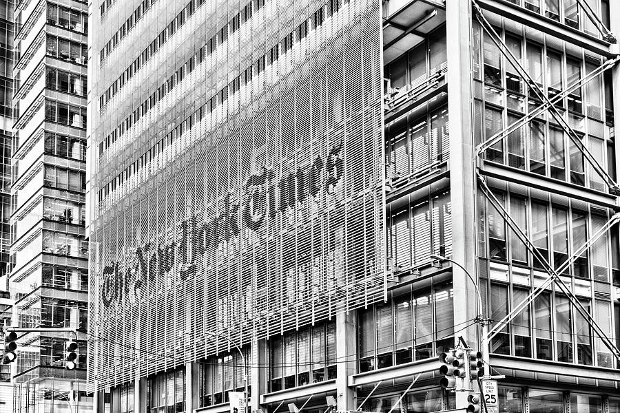 New York Times Building Photograph by Sharon Popek