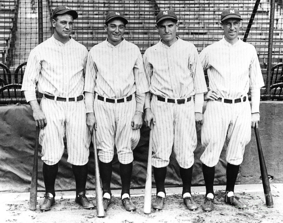 New York Yankee Infield 1927 Photograph by Transcendental Graphics New York Yankee Infield 1927 Photograph by Transcendental Graphics