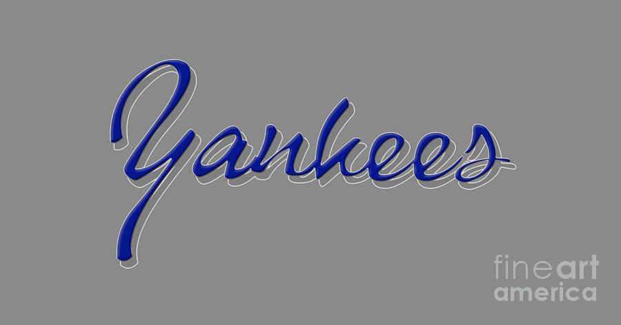 New York Yankees Mixed Media by Ed Taylor
