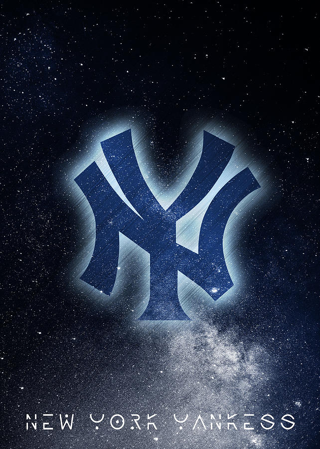 New York Yankees Galaxy Logo Art by William Ng