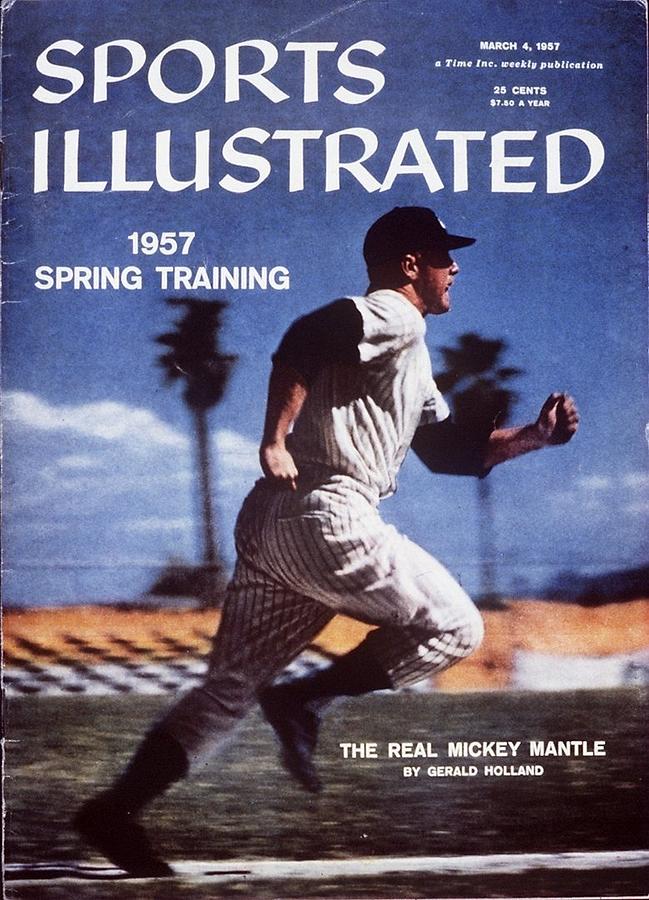 New York Yankees Mickey Mantle... Sports Illustrated Cover Photograph by Sports Illustrated