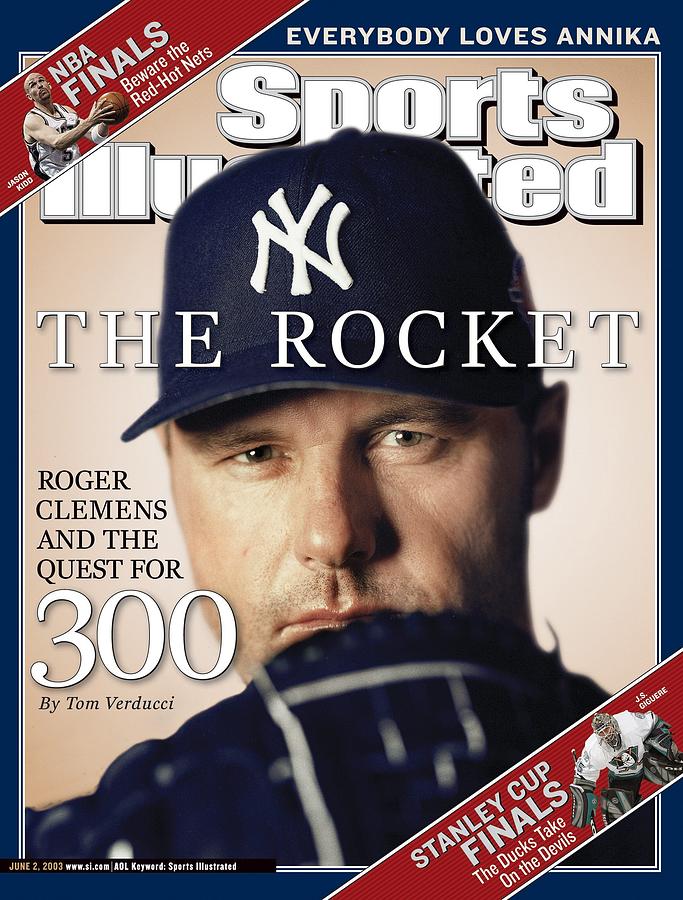 Roger Clemens Signed Sports Illustrated Cover 5/12/86 BAS Yankees Boston  Red Sox