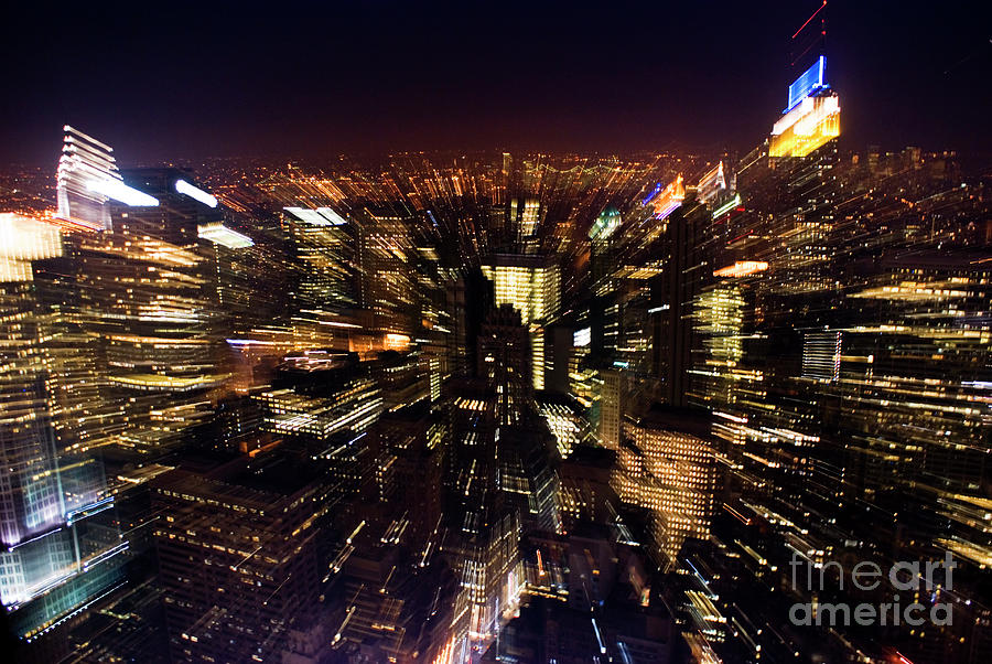 New York Zoom Concept Photograph by Mark Williamson/science Photo Library