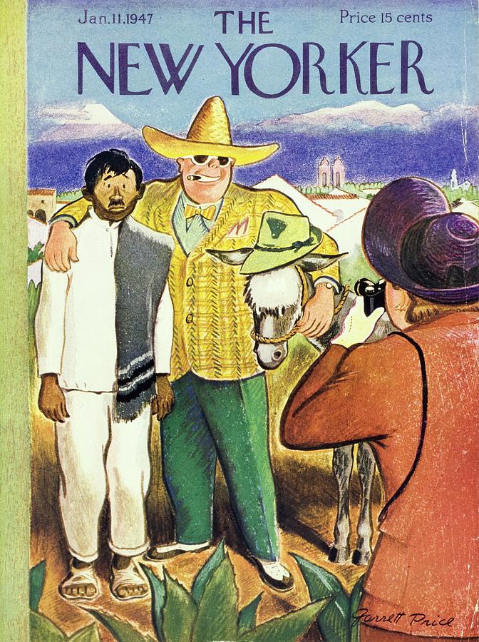New Yorker January 11, 1947 Painting by Garrett Price New Yorker January 11, 1947 Painting by Garrett Price