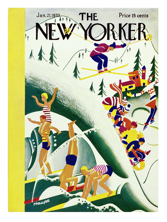 New Yorker January 21, 1933 Painting by Theodore G Haupt New Yorker January 21, 1933 Painting by Theodore G Haupt