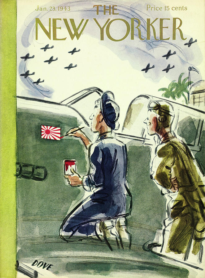 New Yorker January 23 1943 Painting by Leonard Dove New Yorker January 23 1943 Painting by Leonard Dove