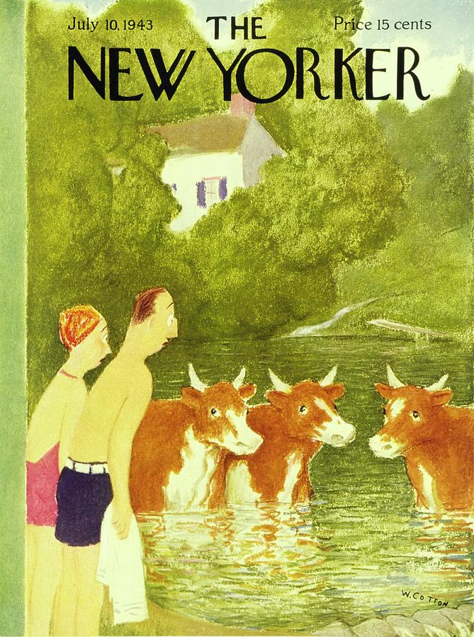 New Yorker July 10, 1943 Painting by William Cotton