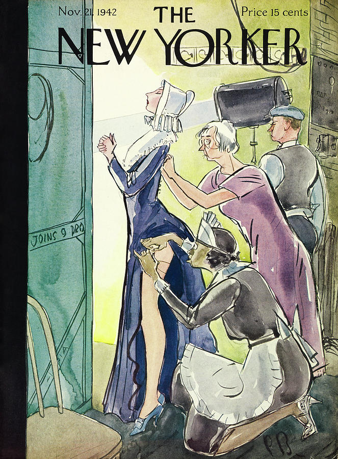 New Yorker November 21 1942 Painting by Perry Barlow New Yorker November 21 1942 Painting by Perry Barlow