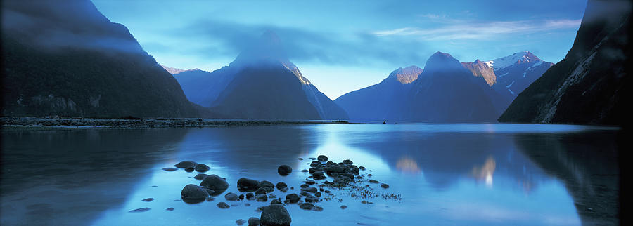 Nature Photograph - New Zealand, South Island, Fiordland by Peter Adams
