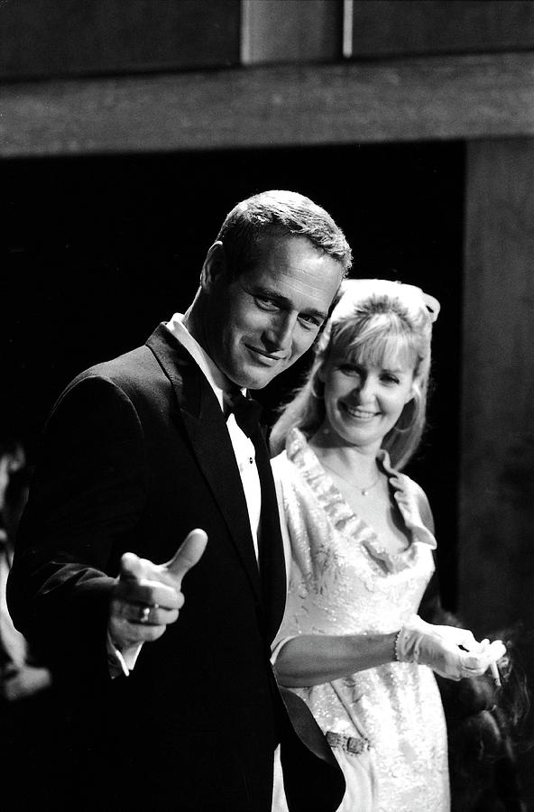 Newman & Woodward Attend Formal Event Photograph by Mark Kauffman Newman & Woodward Attend Formal Event Photograph by Mark Kauffman