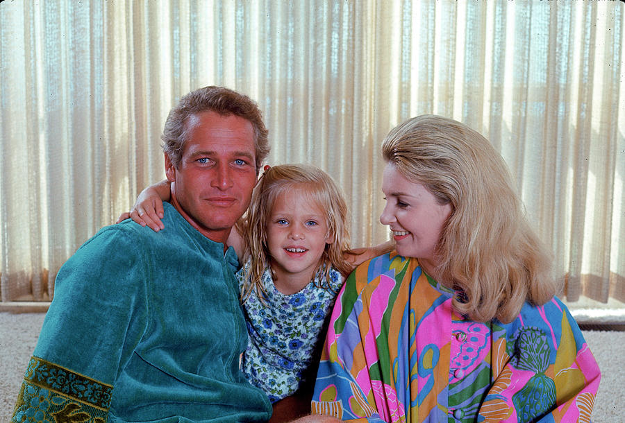 Newman, Woodward, & Daughter by Mark Kauffman
