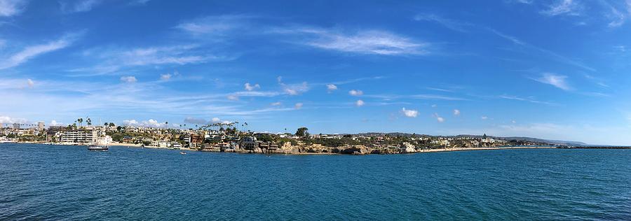 Newport Harbor Panorama  Photograph by Brian Eberly