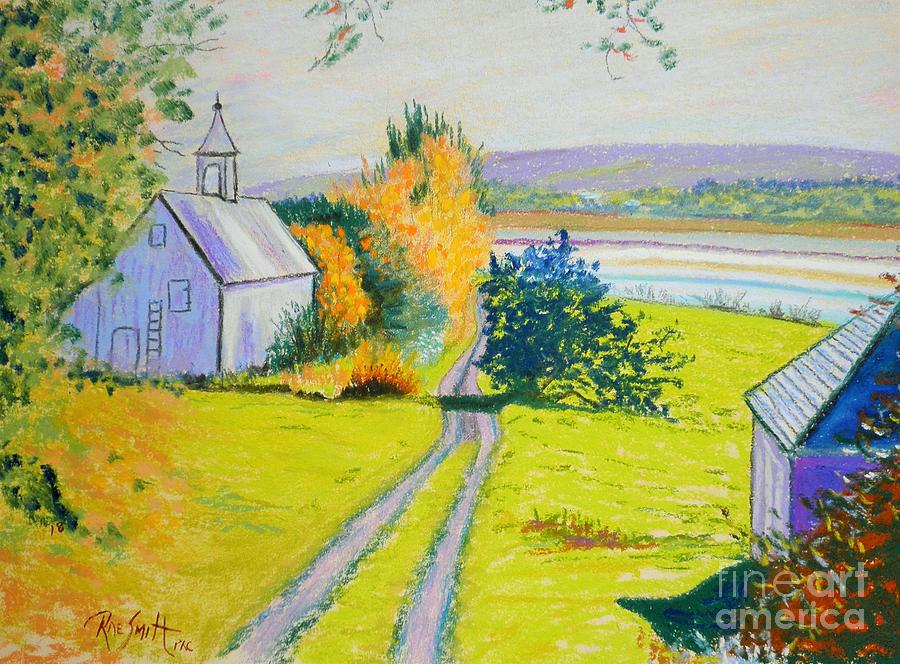 Newport Landing  Pastel by Rae  Smith PAC