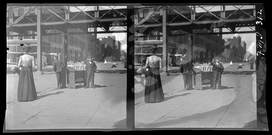 Newsboys With Paper Stand Photograph by The New York Historical Society