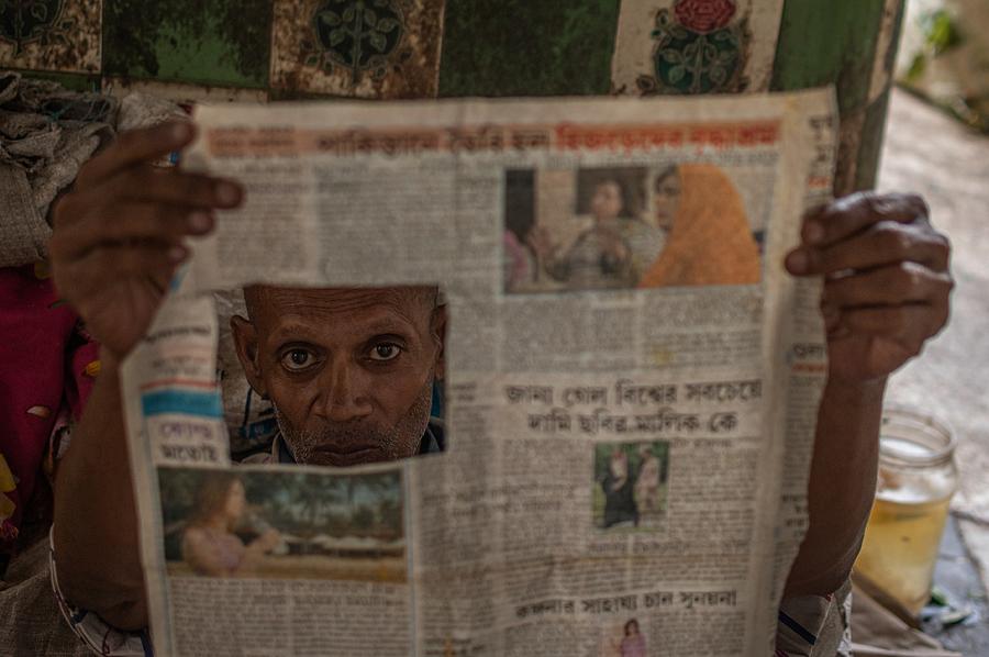 Newspaper Connects People Photograph by Tathagata Ghosh
