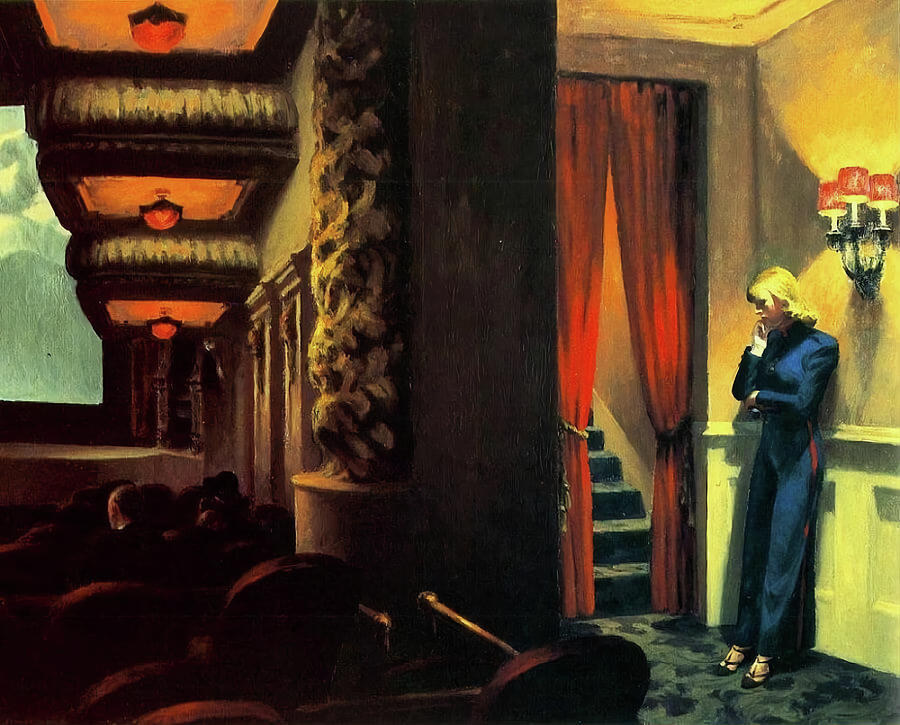 Edward Hopper Painting - Newyork Movie by Edward Hopper