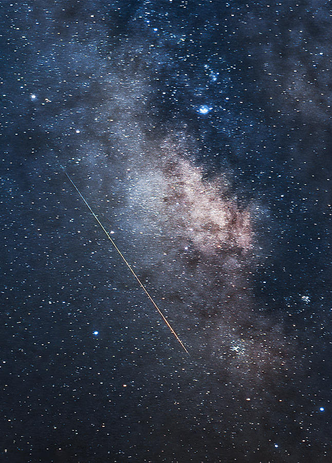 Meteor Photograph - Next To The Heart by Mei Zhang
