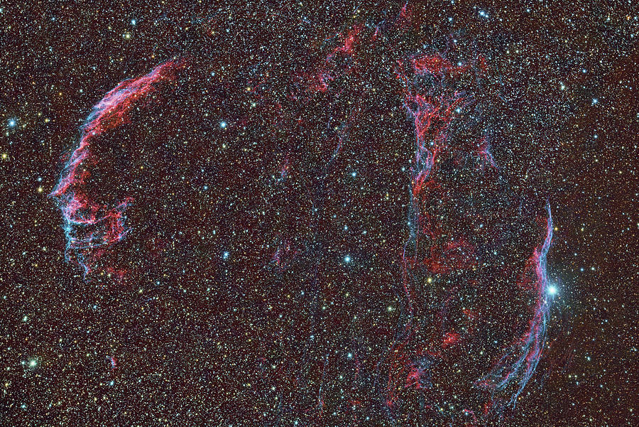 Ngc 6992, The Veil Nebula Photograph by Reinhold Wittich