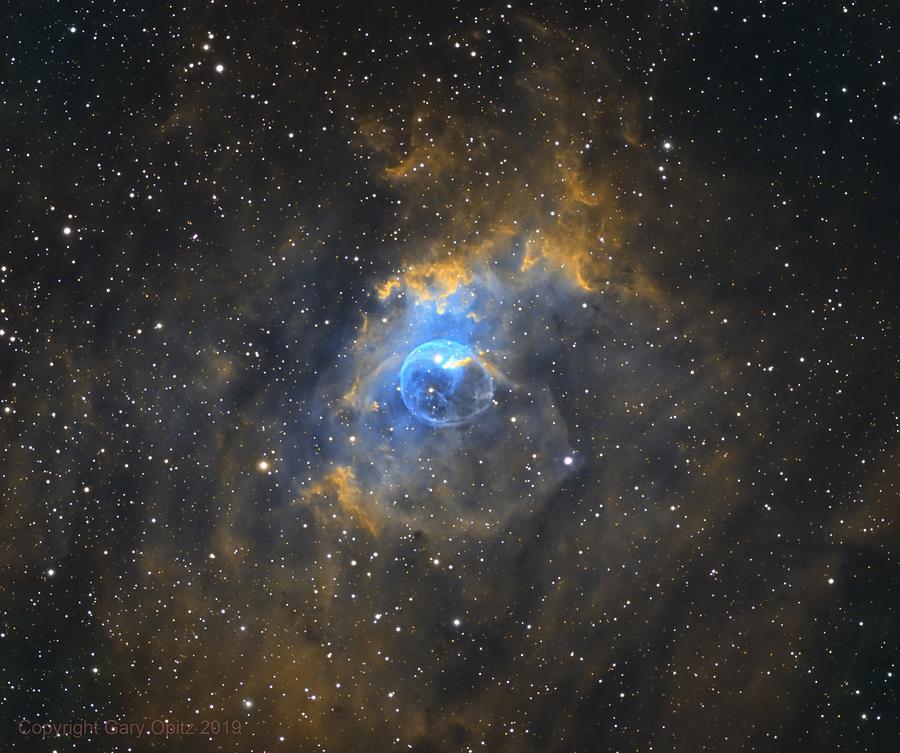 Ngc The Bubble Nebula Photograph By Gary Opitz Pixels
