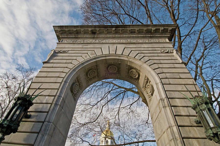 NH Capital Arch Photograph by Paul Mangold