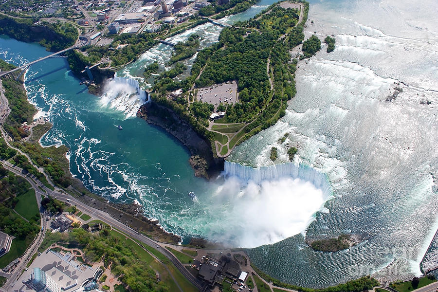 Violent Photograph - Niagara Falls American And Canadian by Jiratthitikaln Maurice Violent Photograph - Niagara Falls American And Canadian by Jiratthitikaln Maurice