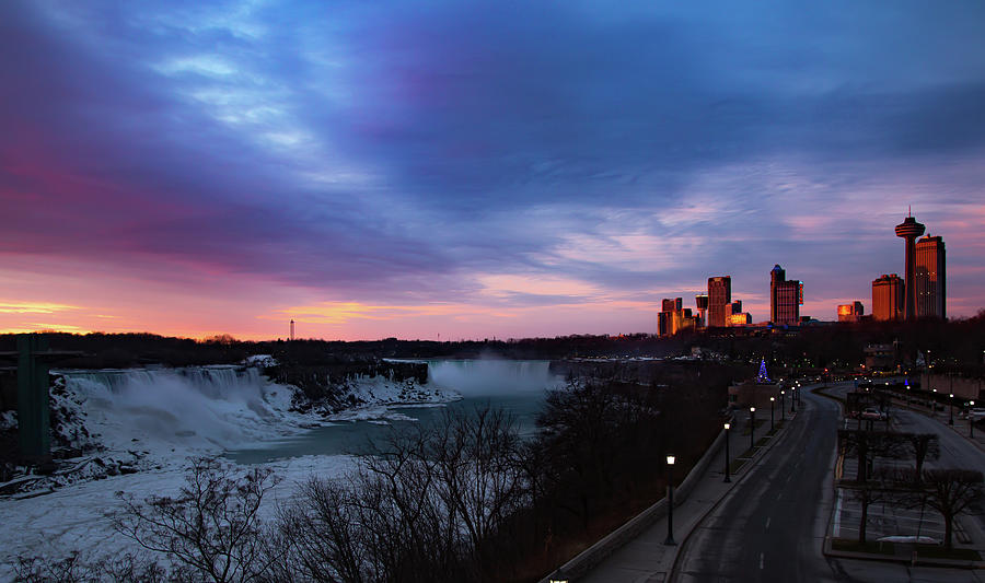 Niagara Falls at Sunrise Photograph by Lora J Wilson