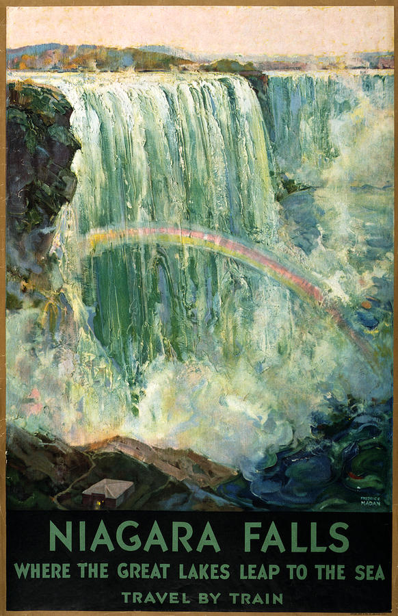 Niagara Falls Painting by Fredric C. Madan