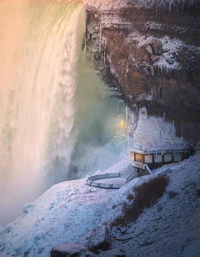 Winter Photograph - Niagara Falls In Winter by Majid Behzad