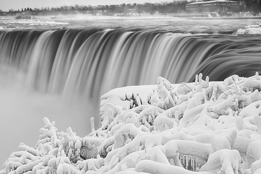 Winter Photograph - Niagara Falls In Winter by Steven Zhou