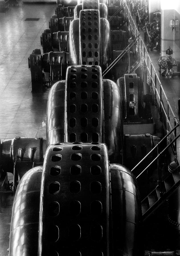 Black And White Photograph - Niagara Falls Power Company by Margaret Bourke-White
