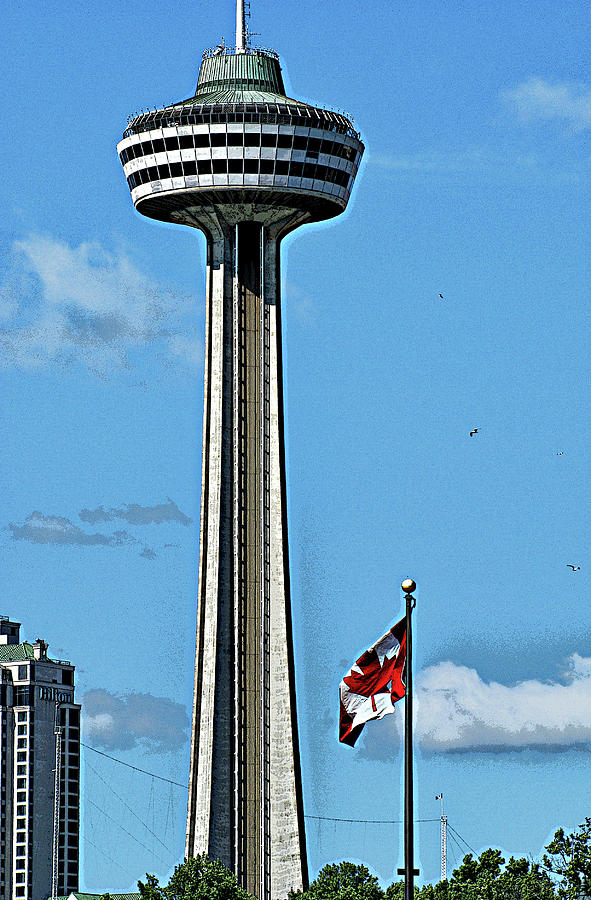 Niagara Falls Skyline Pop Art Photograph